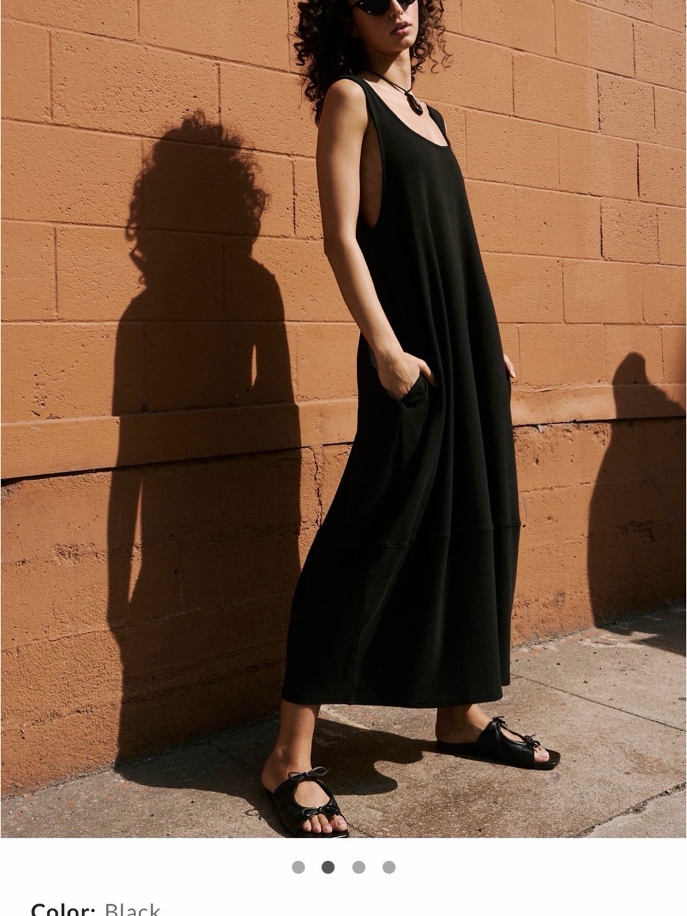 Free People Perth Barrel Tee Backless Maxi Sundress - Picture 2 of 13
